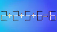 Para corrigir o erro, basta mover um único fósforo: um quebra-cabeças complexo