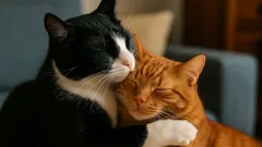 Eles não se abraçam à toa: como saber se seus gatos são realmente amigos