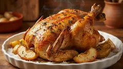 Receita do chef: Frango no sal, no forno — suculento por dentro e estaladiço por fora